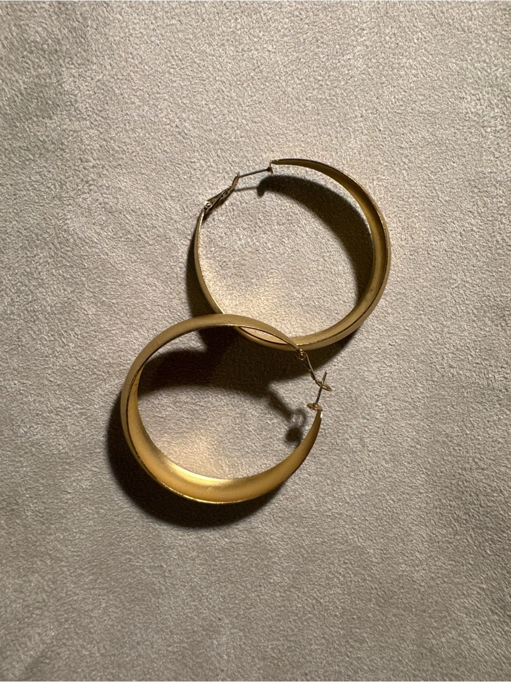 Gold Hoop Earrings - Classic Women's Jewelry
